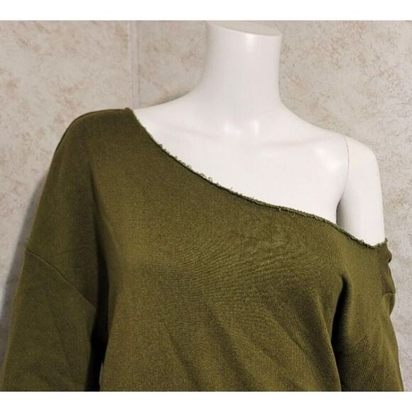 NWT - n: Philanthropy Lucia Sweatshirt Dress in Olive - Size S - Picture 6 of 10